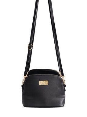 Kate Spade Black Crossbody Bag with Gold Hardware